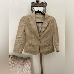 MAXSTUDIO LINEN BLAZER (sz 0)
